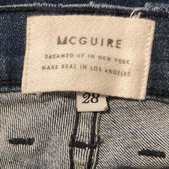 MCGUIRE Denim Jeans Distressed High Rise Size 28 - Picture 2 of 8